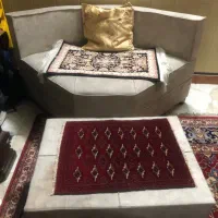 مبل سه نفره با میز جلو  سالم