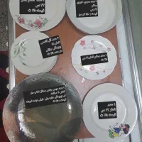 سس خوری جا جواهری فنجان نعلبکی . نمکدون گل پنبه