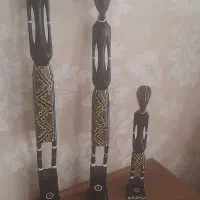 ست مجسمه خانواده آفریقایی