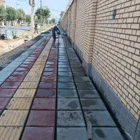 اجرای کفپوش و جدول گذاری