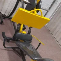 پرس پا باشگاهی و خانگی همراه با وزنه هاش