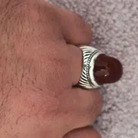 فروش انگشتر نقره اصل سایز بزرگ