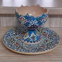 ظروف سفالی مینا کاری