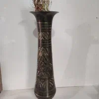 گلدان و ست فنجان برنجی