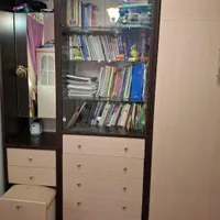 ست تخت و کمد کم جا چوب اصل سرویس کمجا چوب اصل|تخت و سرویس خواب|تهران, اختیاریه|دیوار