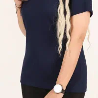 تیشرت یقه هفت کبریتی نخی