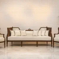 مبلمان کلاسیک و سلطنتی چوبی ساخت سفارشی