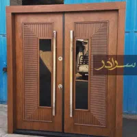 درب ضد سرقت دولنگه ترک،درب لابی، پنجره upvc کدk030