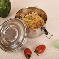 ظرف غذا با جنس استیل مناسب برای کار و مدرسه|ظروف نگهدارنده، پلاستیکی، یک‌بارمصرف|تبریز, |دیوار