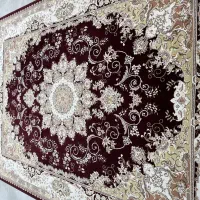 فرش قرمز کرم   ۹متری ماشینی