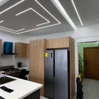 کابینت، کناف نورپردازی،کاغذدیواری