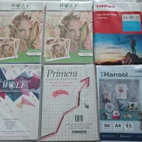 کاغذ خام سابلیمیشن و کاغذ فتوگلاسه A4 و A3