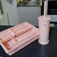 جا قاشقی لیمون و فرچه توالت لیمون