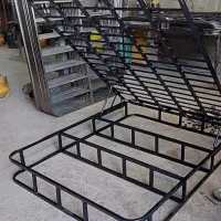 کلاف کفی فلزی جکی+باکس پارچه ای*تشک