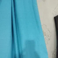 دستک پرده رنگ آبی آسمانی