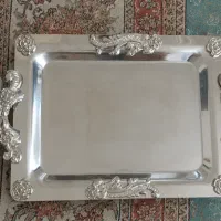 دو عدد سینی مارک استیل نگین