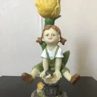 جاشمعی دکوری فانتزی طرح دختر و گل