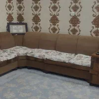 مبل ال هفت نفر بایز عسلی وباکس