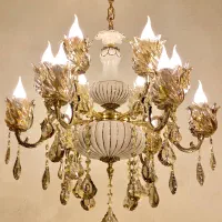 لوستر سـ‌ـرامیکی 1‌2 شعله/تعویض لوستر کهنه با نو