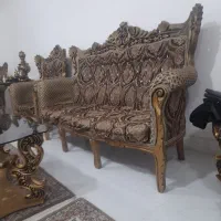 مبل سلطنتی ۹نفره درحدنوهمراه باعسلی