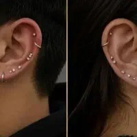 هر نقطه گوش با پیرسینگ بیسیک250تومان