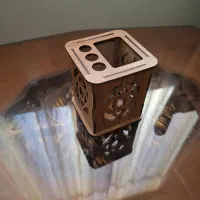 جا مدادی رومیزی چوبی
