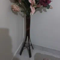 دو عدد شمعدان نو ویک باکس گل