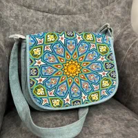 کیف جادار و زیبا به رنگ آبی