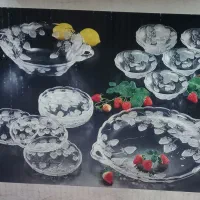 سرویس ۱۴ پارچه سوگا اصل ژاپن توت فرنگی آکبند نو