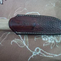 چاقو دست ساز ارومیه دسته چوب گردو تیغه ضدزنگ خود