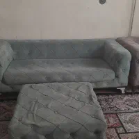 مبل ۵ نفره طوسی و سبز