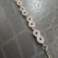 دستبند نقره بی نهایت