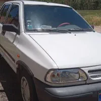 ماشین پراید ۱۳۱رنگ سفید توضیحات اگهی بخونین