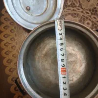 ظرف مسی اشیا عتیقه