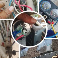 آبریزی بادگرم شارژگاز سرویس کار کولر گازی نصب