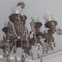 لوستر برنزی سنگین