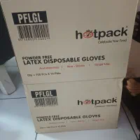 دستکش لاتکس با کیفیت  hotpack تهرانپارس