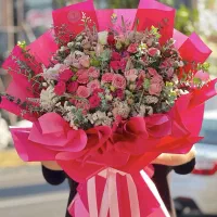 دسته گل|گل و گیاه طبیعی|رشت, دیلمان|دیوار