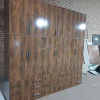 کمد دیواری گردویی کمد لباس جادار