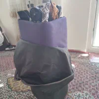 تخت کودک مدل تاشو رنگ بنفش