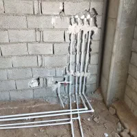 لوله کشی آب سرد گرم ساختمان کامل نصب پمپ آب