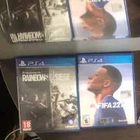 دیسک بازی PS4 فیفا 22 و رینبو سیکس