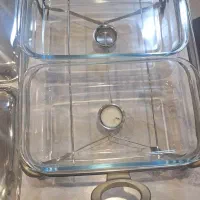 سوفله خوری دوقلو و ظروف پیرکس