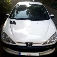 پژو ۲۰۶ تیپ ۲  سفید  کم کار  بسیار تمیز  مدل ۱۴۰۱