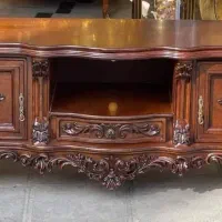 شیکترین میزتلویزیون و آینه کنسول پذیرایی