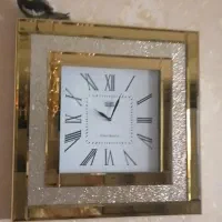 ساعت دیواری فانتزی طلایی