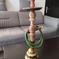 قلیون دو سیب چوبی تنه گردو