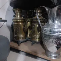 سماور شکار زغالی،یا کتری صحرایی