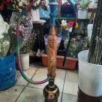 قلیان چوبی کلاً دو سه بار استفاده شده فروش فوری