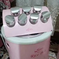 ست جا ادویه و جا حبوبات و جا برنج سرویس آشپزخانه